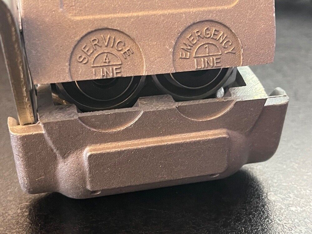 Duomatic Schnellkupplung LKW Schlapper Zweikreis Bremsschlauch