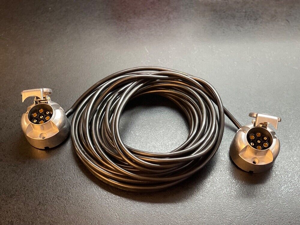 Kabelbaum für Trailer LKW Anhänger HW60 HW80 2 Stecker 12m