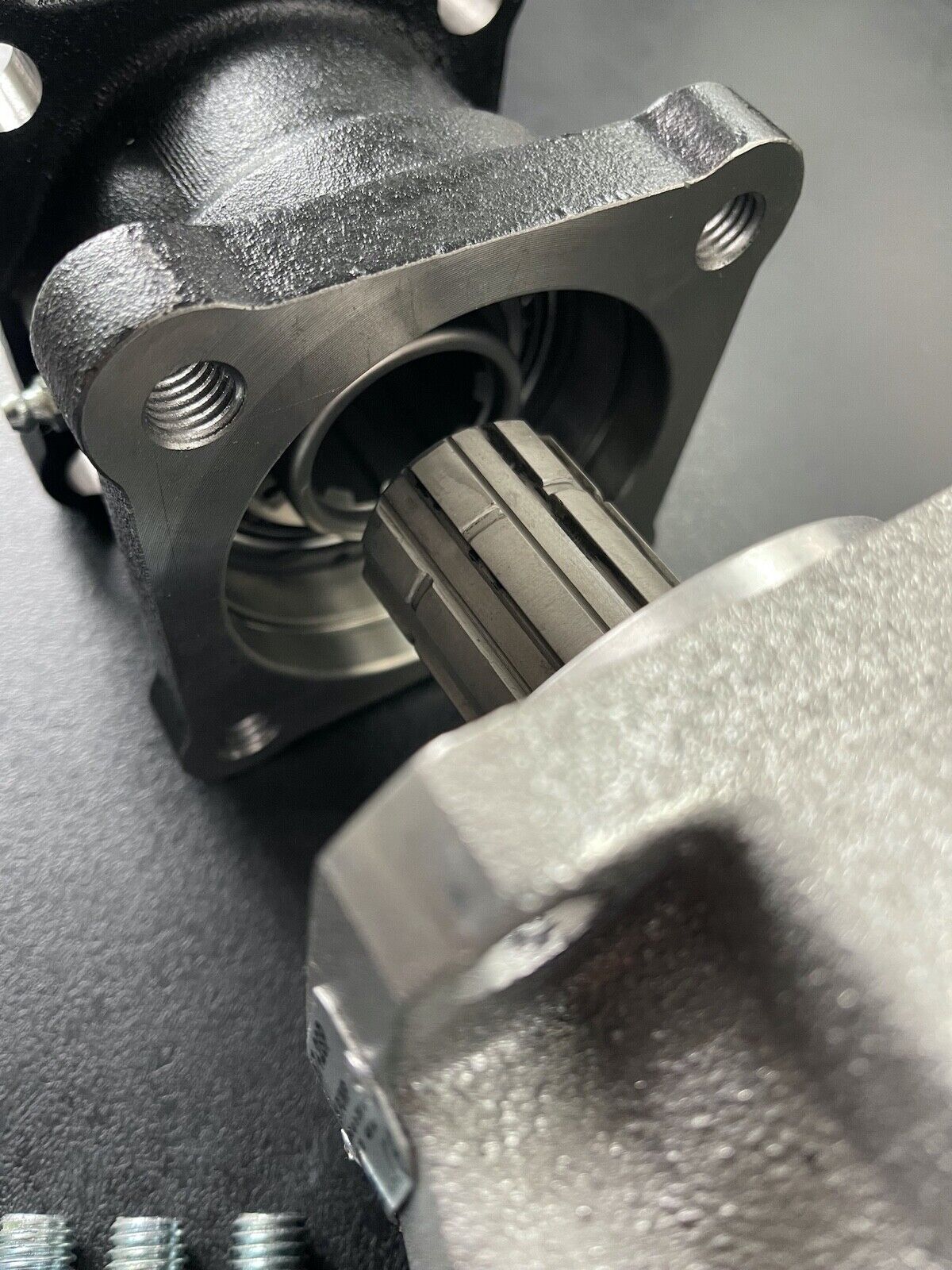 ABER Hydraulikpumpe P.f Meiller Hakenlift LKW Kranpumpe Zweikreispumpe Zapfwelle