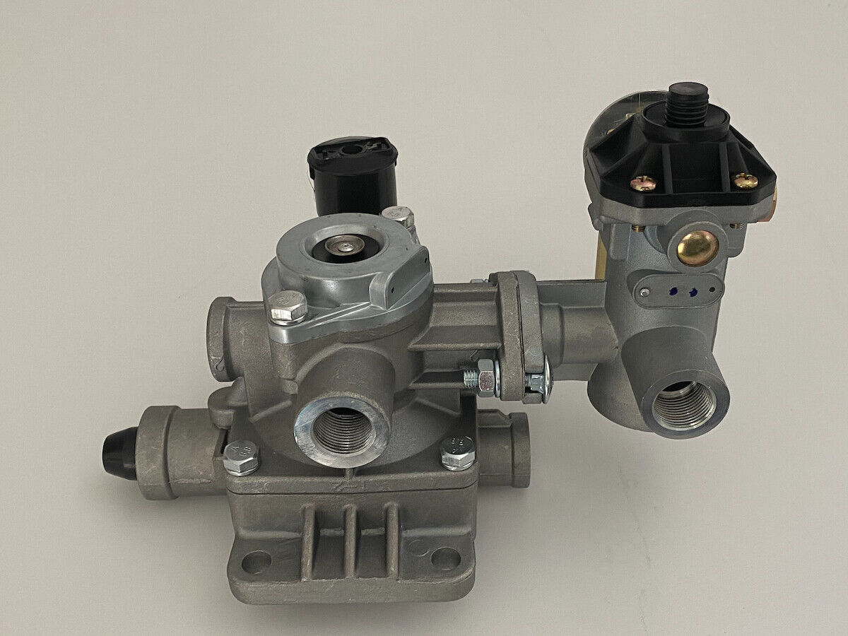 Anhängerbremsventil,Handregler 3 stufig + Löseventil M16x1,5 p.f Wabco 2 - Kreis