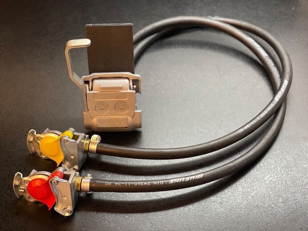 Duomatic Umrüstsatz Adapter Schlepper Duo-Matic Wabco Zweikreis Anhänger