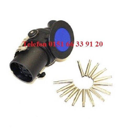 Stecker,15-polig,24V,ADR,Kontaktstift,Kunststoff,LKW,ISO 12098