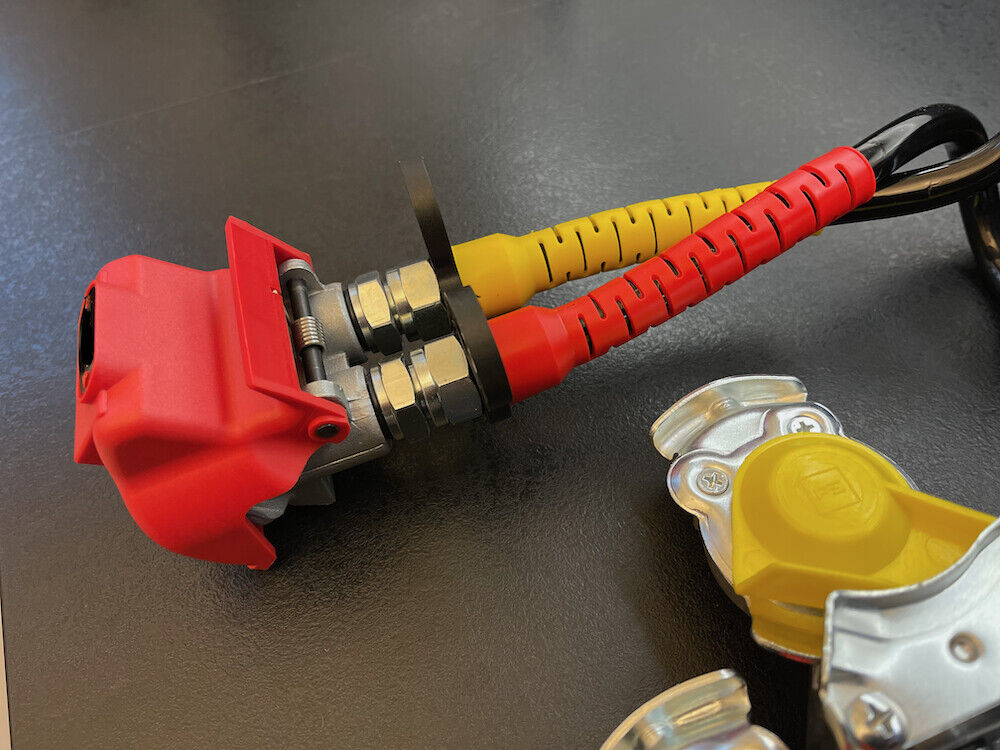 Duomatic Umrüstsatz Duo-Matic Schnellkupplung Satz Kupplungsköpfe Rot Gelb Wabco