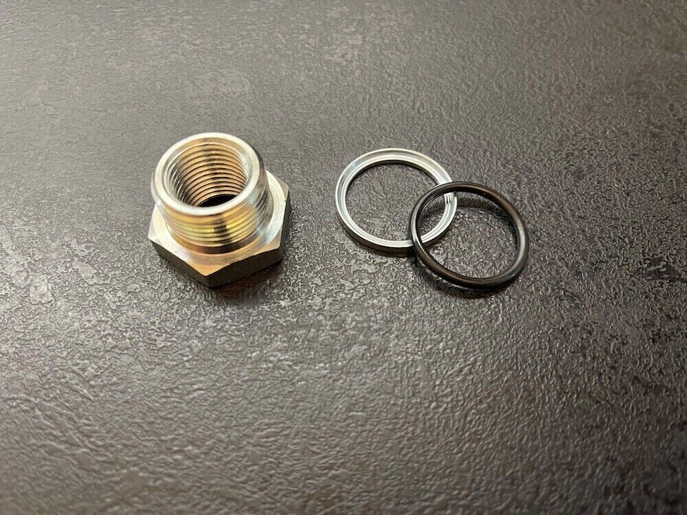 Verschraubung Reduzierung AG M22x1,5mm - IG M16x1,5mm Adapter Druckluft Wabco