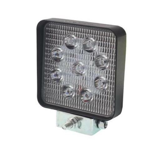 LED ARBEITSLEUCHTE, 9 LED 10-30 V, 9x3WATT ALU,TRAKTOR FENDT,CASE,JOHN DEERE
