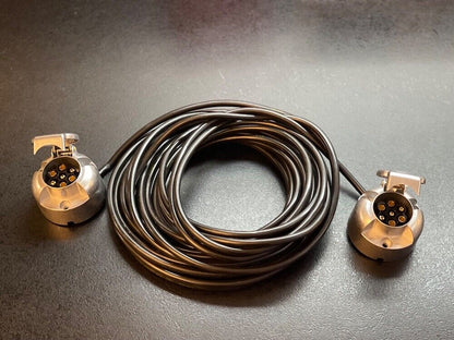 Kabelbaum für Trailer LKW Anhänger HW60 HW80 2 Stecker 12m