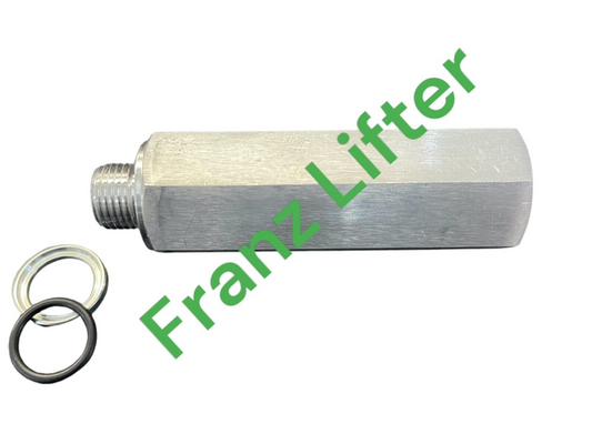 Griffstückverlängerung für Kupplungskopf M16x1,5 Duo-Matic Griffstück Rot & Gelb