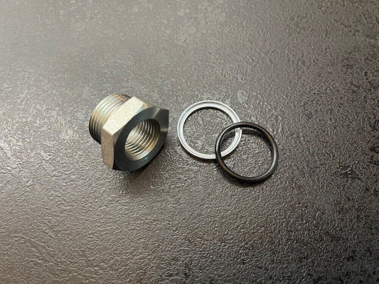 Verschraubung Reduzierung AG M22x1,5mm - IG M16x1,5mm  Adapter Druckluft Wabco