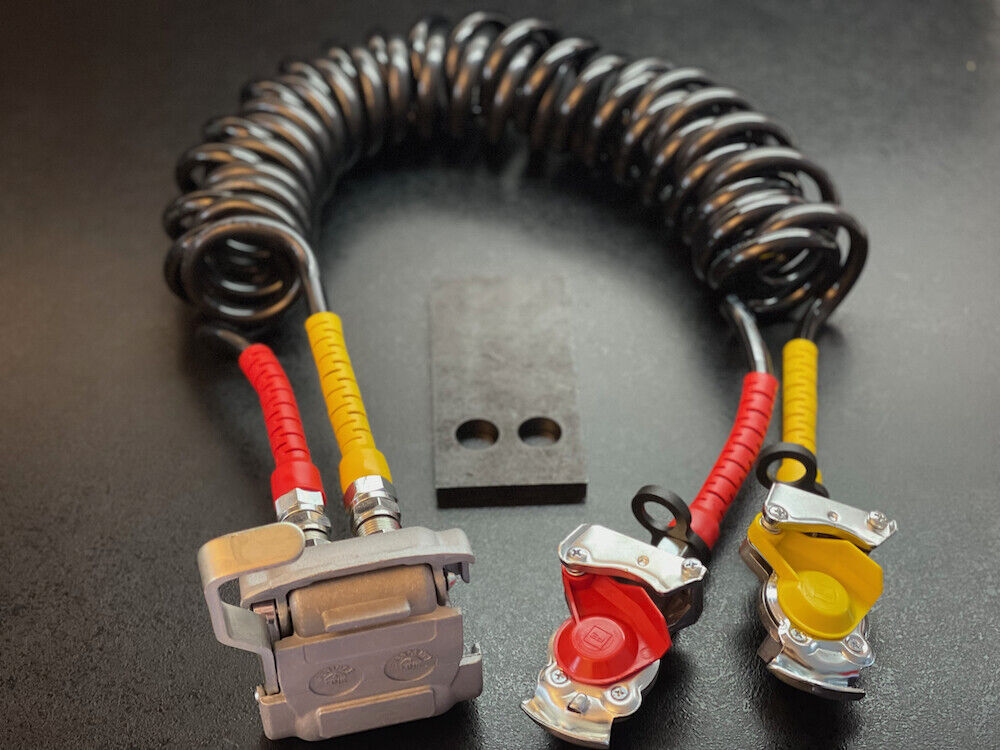 Duomatic Adapter Kit Duomatic Umrüstsatz Adapter p.f Wabco Zweikreisbremse Traktor Anhänger ...
