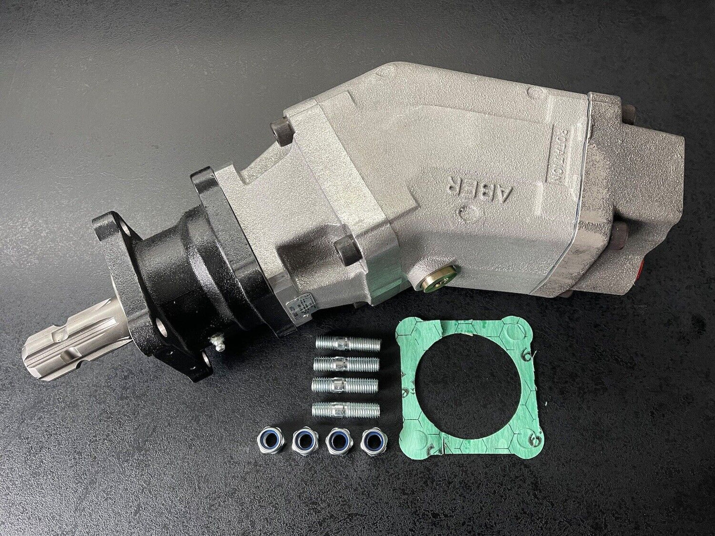 ABER Hydraulikpumpe Zweikreispumpe Hakenlift Meiller Zapfwelle Hydraulik