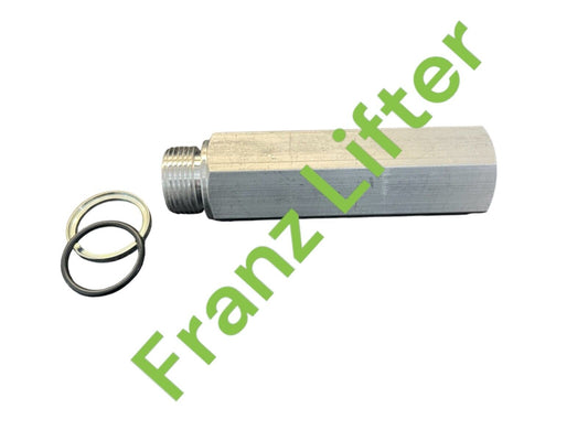 Griffstückverlängerung für Kupplungskopf M22x1,5 Duo-Matic Griffstück Rot & Gelb