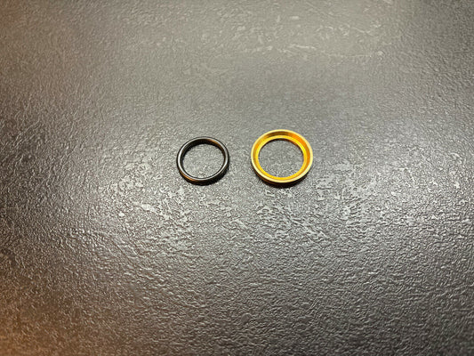 Druckring mit O-Ring Messing für M16 Druckluftverschraubungen Zweikreisbremse