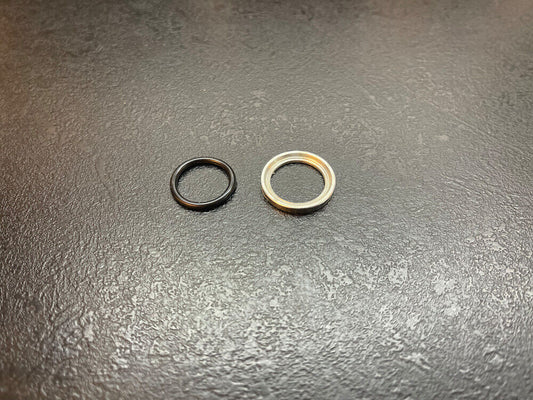 Druckring mit O-Ring für M16 Druckluftverschraubungen Wabco Zweikreisbremse