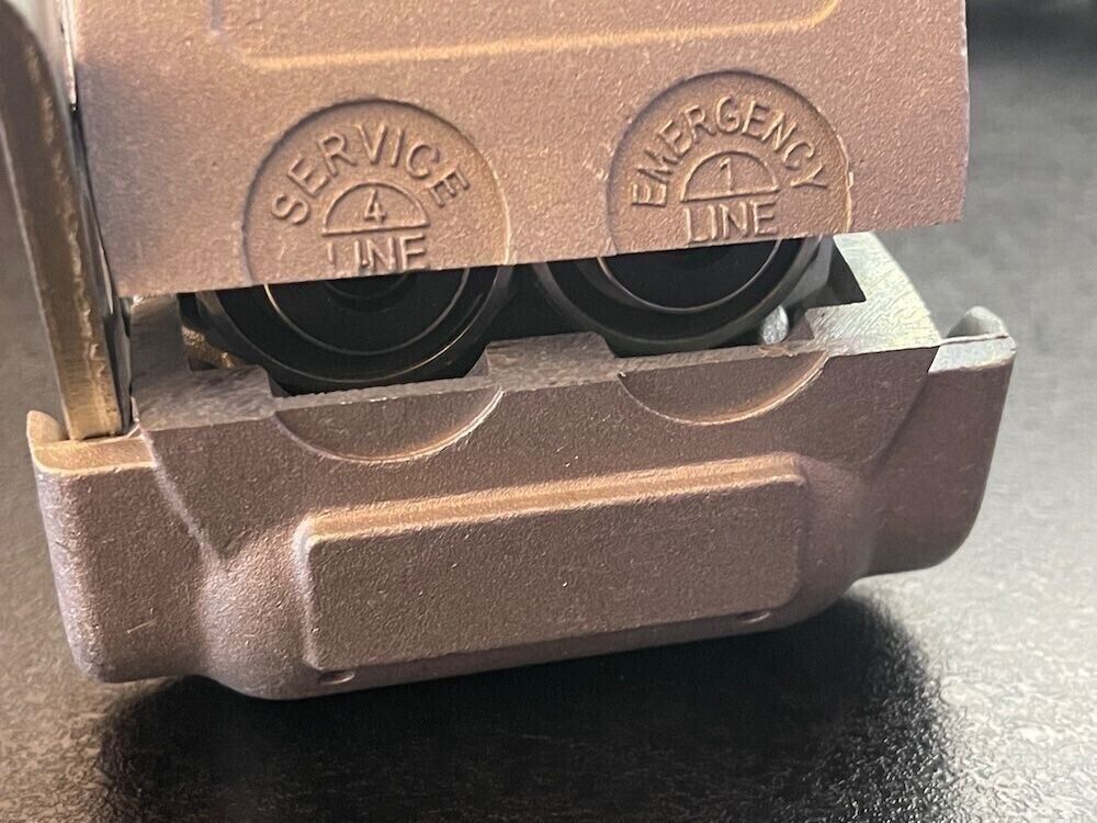 Duomatic Umrüstsatz Adapter p.f. Wabco Zweikreis LKW Anhänger Tieflader Traktor